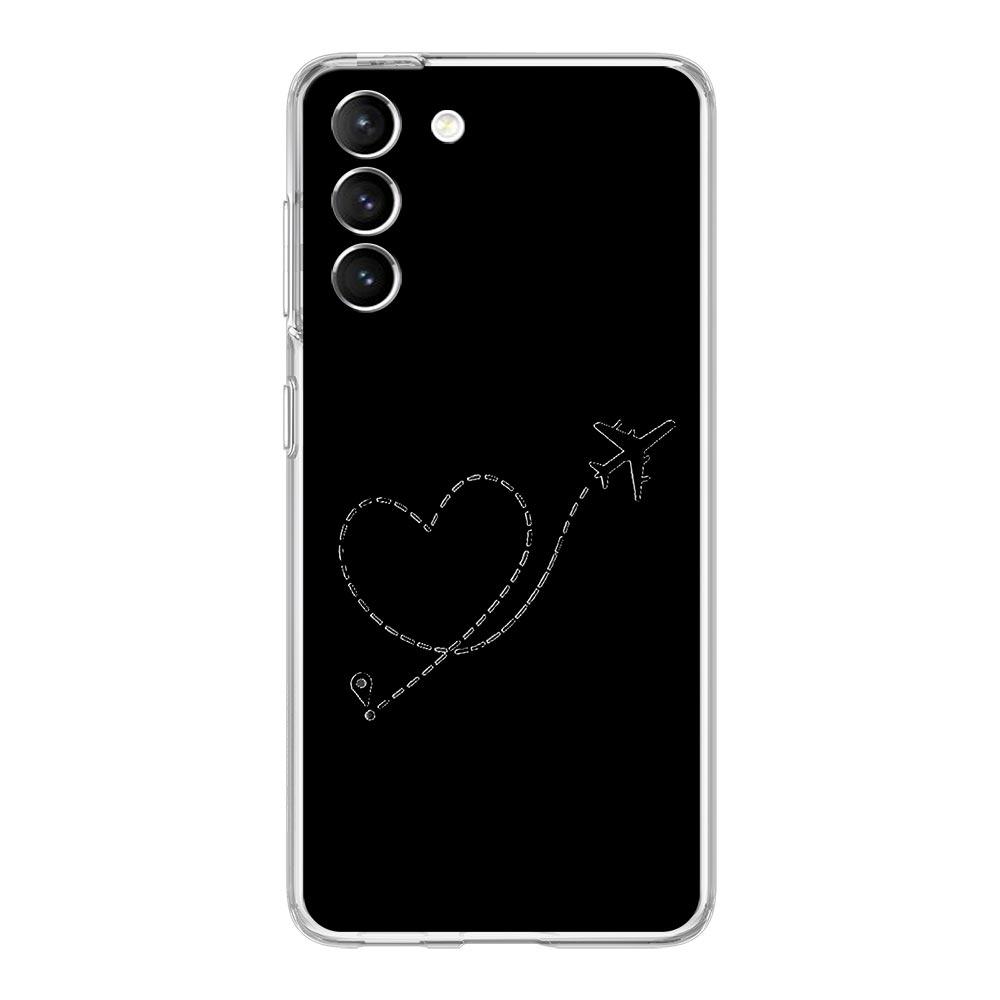 Чехол для телефона Samsung Galaxy S25 S24 S23 FE S22 Ultra S20 S21 5G S10 S9 Plus S10E S8 Мягкий прозрачный чехол Премиум с рисунком самолета