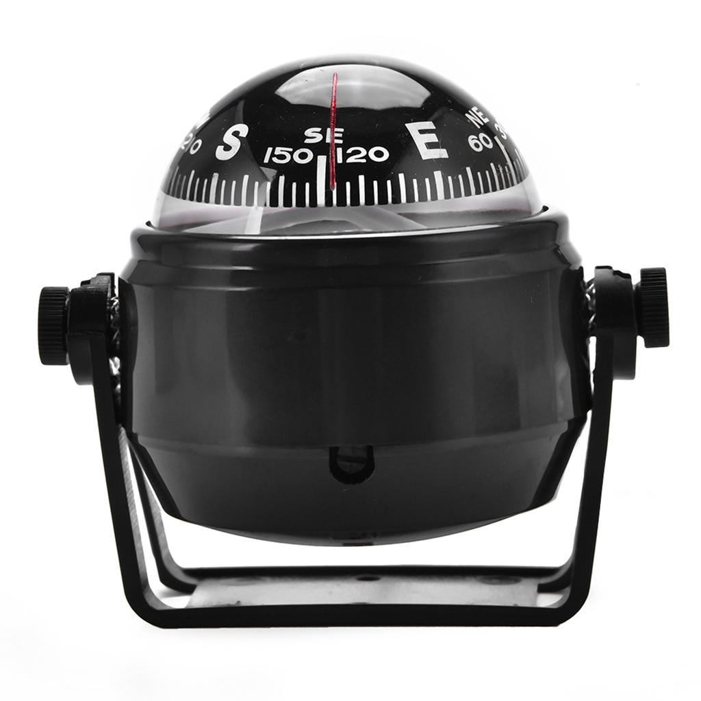 Черный электронный регулируемый военный морской компас ночного видения с мячом для корабля-лодки