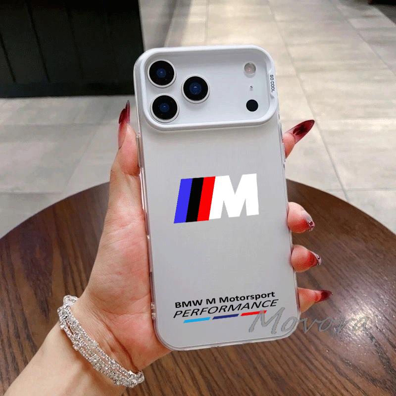 Модный Чехол для Телефона Стиль Логотип BMW M Чехол для Телефона IPhone 17 16e 16 15 14 13 12 11 Pro Max X XR XSMAX 8 7 Air Plus Чехол Наклейки wsgk87