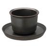 LT Cup Saucer 160ml Black Safe 21235 & Microwave/Dishwasher