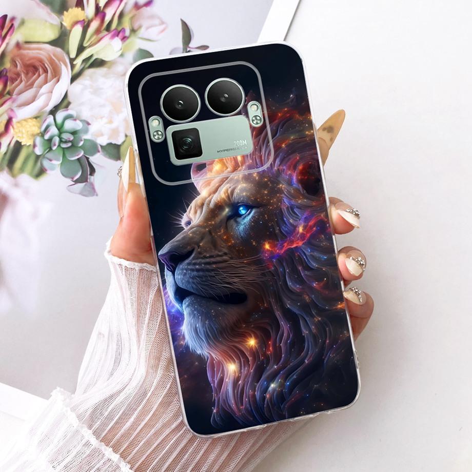 Роскошный Мультяшный Цветочный Прозрачный Чехол Для Телефона Realme GT8 GT 8 Pro RMX5210 Funda Ударопрочный Мягкий ТПУ Силиконовый Задний Чехол Coque
