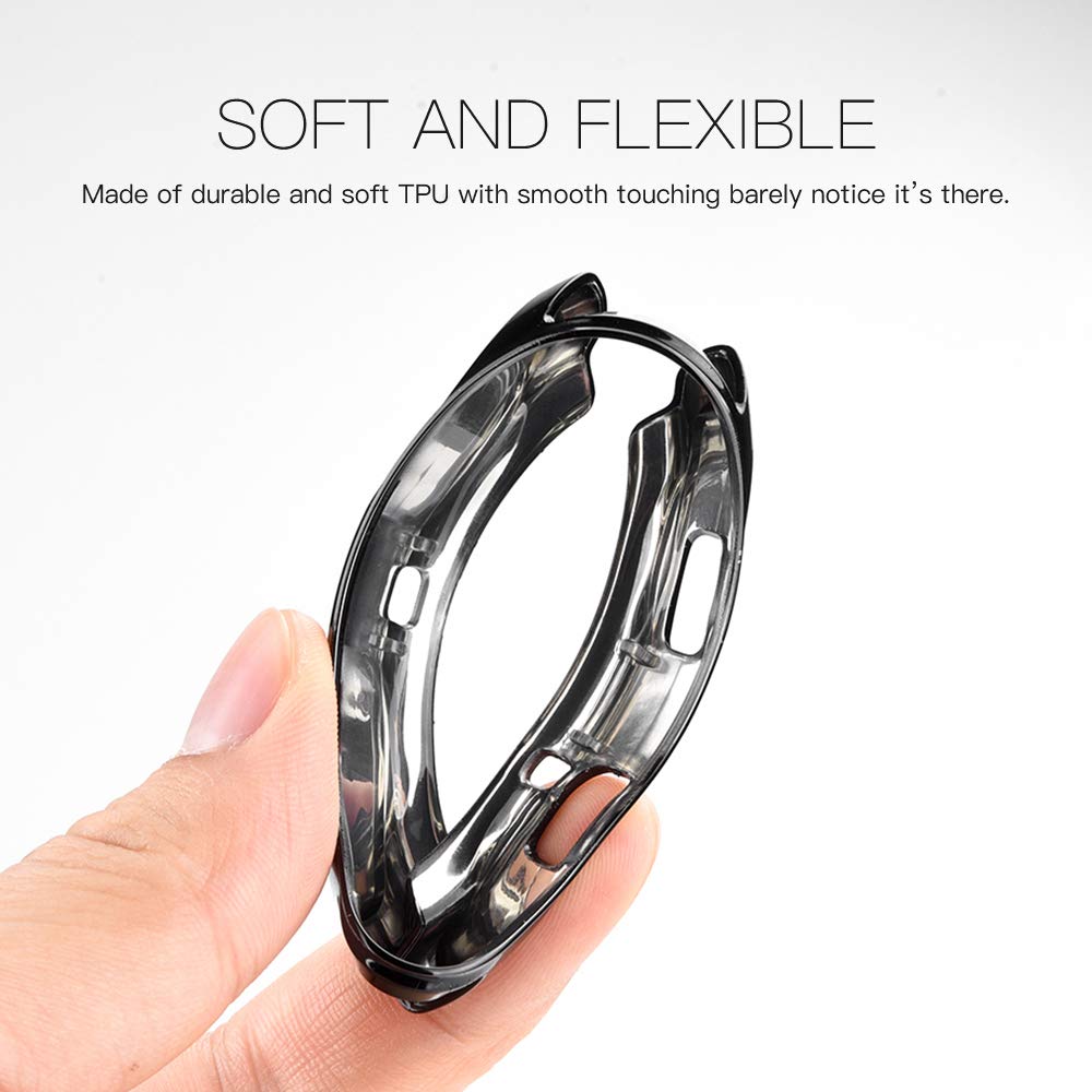 Чехол для часов samsung Galaxy Watch 46 мм / 42 мм с покрытием из ТПУ Защитная крышка для экрана бампер S 3 42/46 мм Gear S3 Frontier band