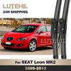 Для Seat Leon MK2 2005-2012 2006 2007 2008 2009 2010 2011 Дворники Передние щетки стеклоочистителя Лобовое стекло Окно Щетка 26"+26"