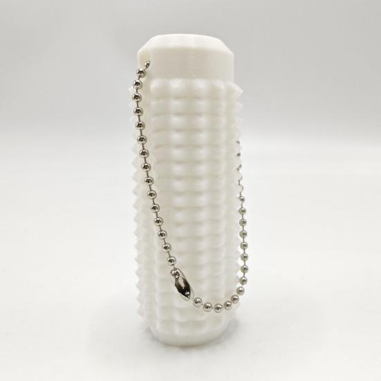 Игрушка-фиджет Spiky Roller с цепочкой из бусин, снятие тревожности, стресса, концентрация внимания, неровная массажная палочка, сенсорный ролик, брелок-подвеска