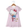 Пижама Детская Hello Kitty Летняя Юбка Модная Повседневная 3-6 Лет Платье для Девочек