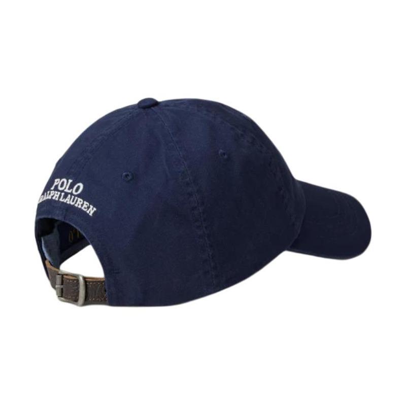 Polo Ralph Lauren Классическая твиловая кепка для мужчин, синяя 710972684001