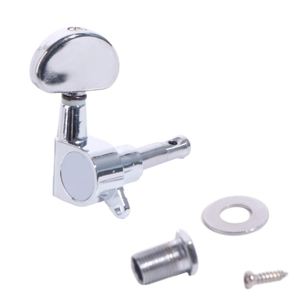 6 шт. 3 левые/правые колки электрогитары набор ключей для настройки электрогитары со стальными струнами