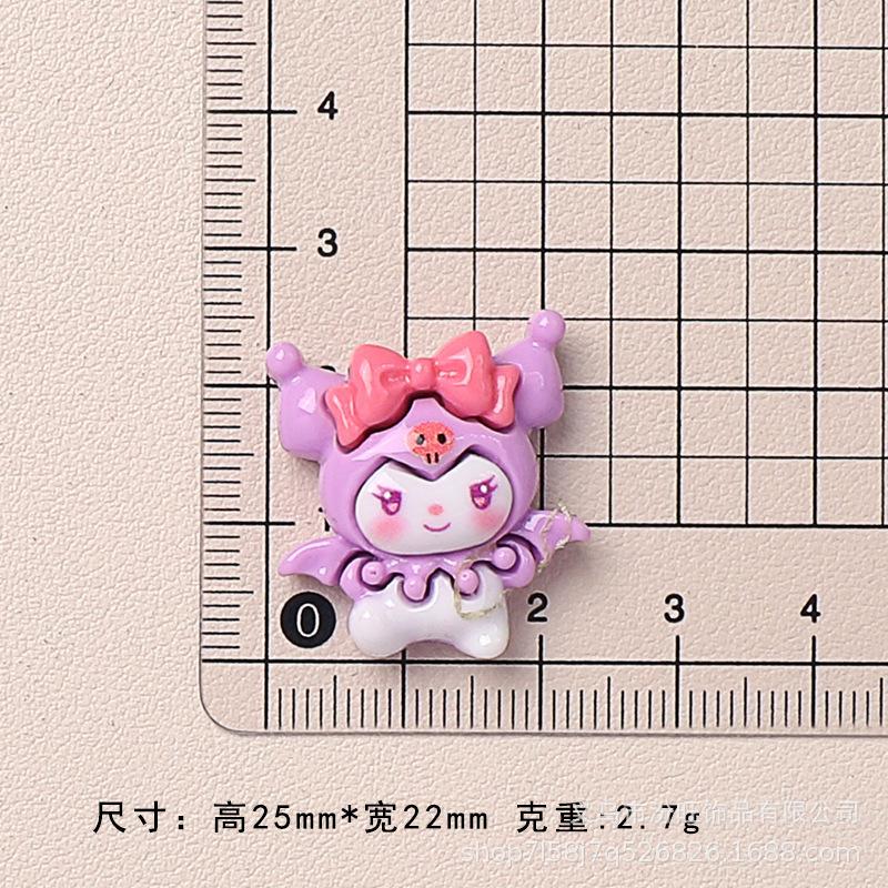 32/160PCS Cartoon Angel Bow Animal Resin Accessories DIY Cream Gel Phone Case Hair Accessories Material Pack