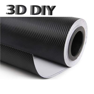 3D Карбоновая Пленка, Винил под Черный Карбон, Пленка для Оклейки Автомобиля, Сделай Сам, Наклейка для Интерьера, Термостойкая