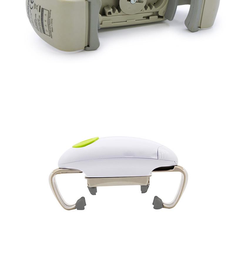 Electric Multi-Opener: Double-Ear Can & Bottle Opener with One-Button Automatic Silicone Grip.