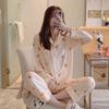 Women's Spring and Fall Pajamas Homewear Collection Women's Long Sleeve Pants Pajamas Girls Cartoon Casual Pajamas Homewear