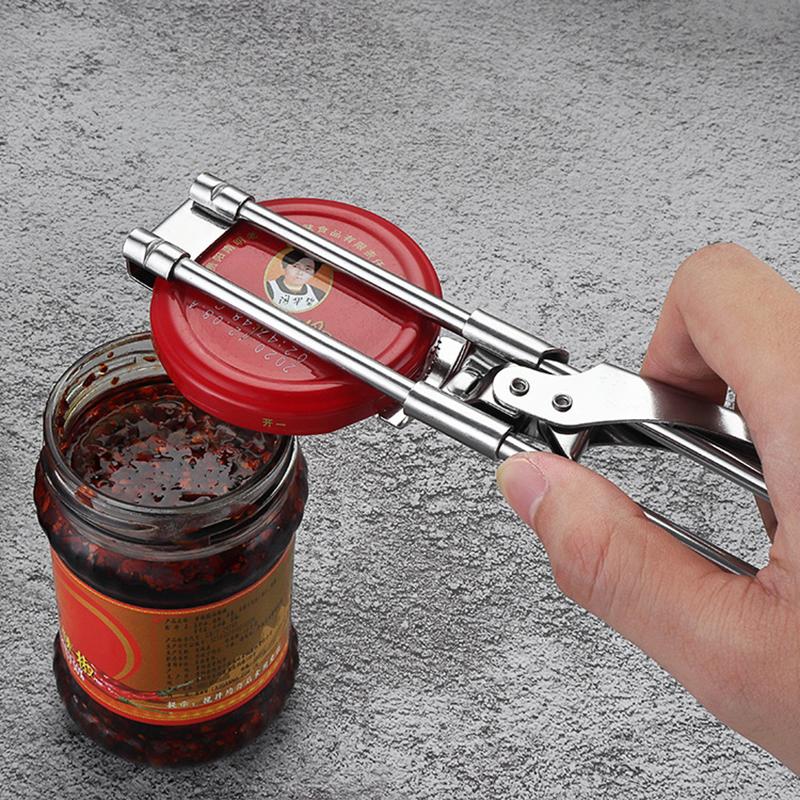 Can Opener Creative Adjustable Stainless Steel Kitchen Tools Manual Jar Bottle Opener Multifunction Accessories Home Gadgets