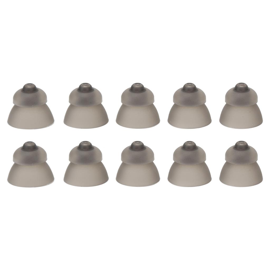 10 шт. Усилитель звука Вкладыши Силиконовые Слуховой аппарат Вкладыши Наконечник Двухслойные Открытые для Повреждения слуха для Замены