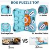 Nonslip Squeeky Medium Slow Food Eating IQ Training Dog Toy Puzzle for Puppy