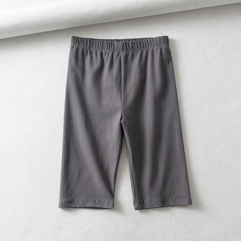 Сексуальные женские хлопковые эластичные однотонные шорты до колена с высокой талией, женские байкерские шорты