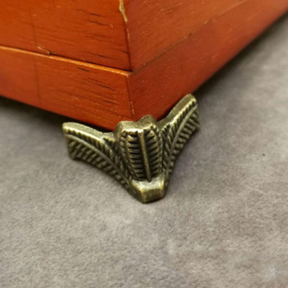 Antique Protector Box DIY Feet Leg Furniture Part Hardware Corner Bracket