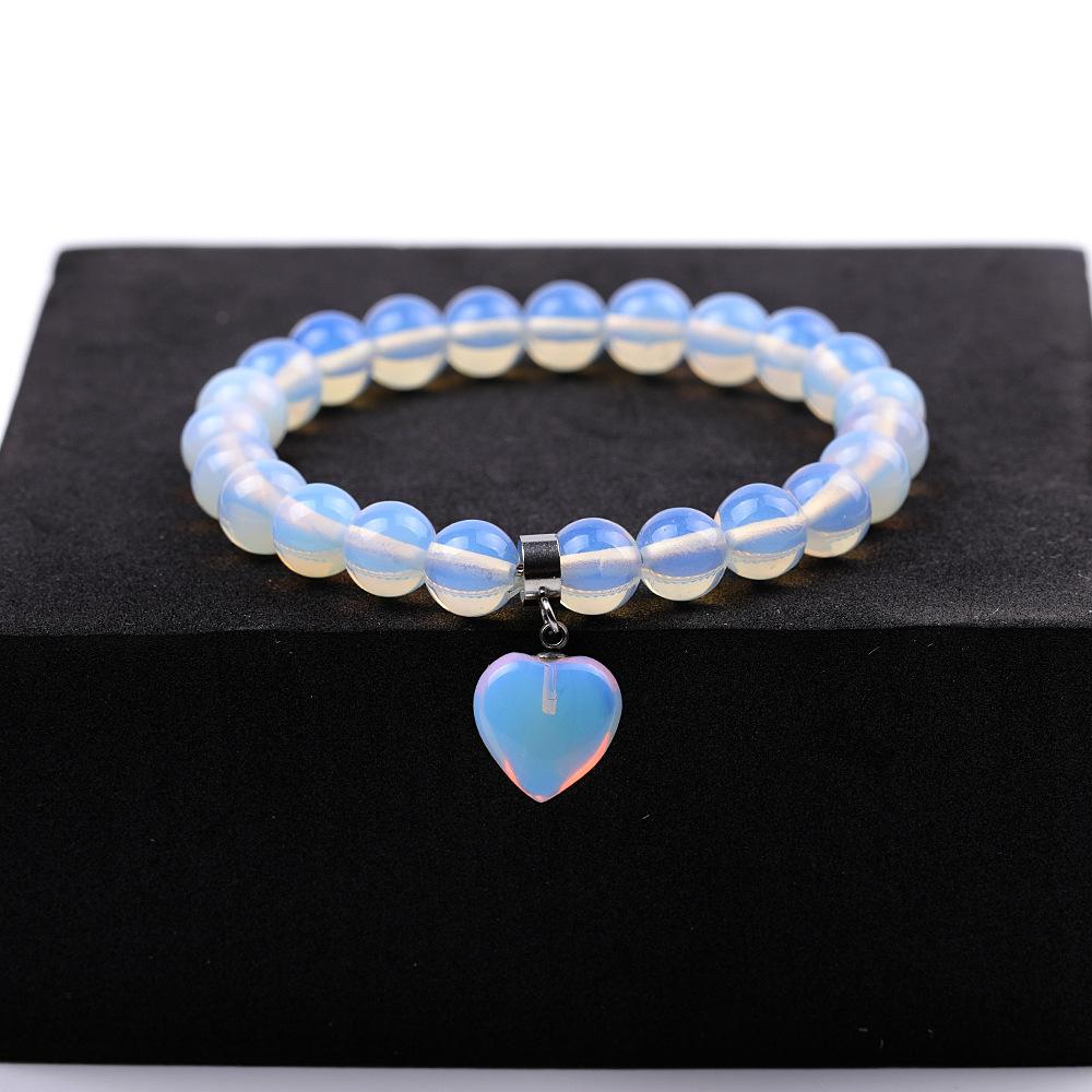 Trendy Geometric Design Unisex Tiger Eye Stone Handmade Woven Jewelry Charm Bracelet 6mm Natural Rose Quartz Beaded Gift