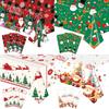 Bronzing Disposable Tablecloths Disposable Table Cover Christmas Tablecloth  Xmas Party