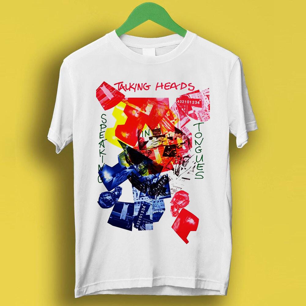 Talking Heads Speaking Tongues US Tour Music Punk Rock Gift Tee T Shirt P7273 Unisex T-Shirt