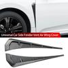 2 шт. Универсальные автомобильные ABS боковые вентиляционные накладки на крыло, накладка-воздухозаборник, наклейки, наклейка на капот, аксессуары для стайлинга автомобиля