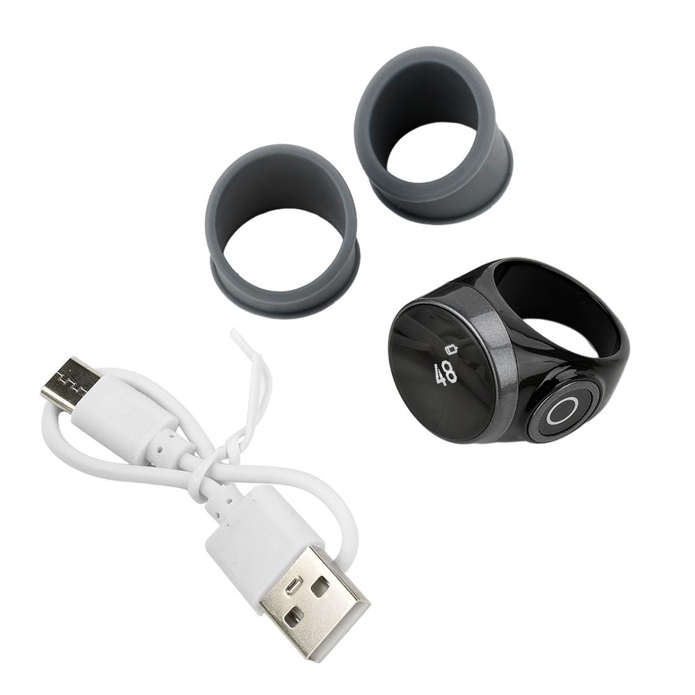 S9 Adjustable Finger Ring Tally Counter Type-C Rechargeable HD Digital Screen Electronic Clicker with Power Charge Display