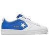 Converse Cons Pro Leather Ретро Нескользящие Низкие Кеды для Скейтбординга Унисекс Синий Белый 167590C