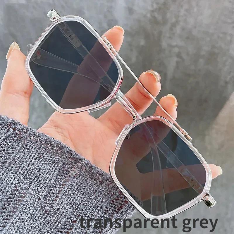 Модные двухлучевые фотохромные очки для близорукости, винтажные очки с блокировкой синего света, женские и мужские солнцезащитные очки для близорукости