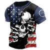 Streetwear T-shirt Men's Summer Casual Fashion Loose Sports Style 3D Printed Short Sleeved TShirt