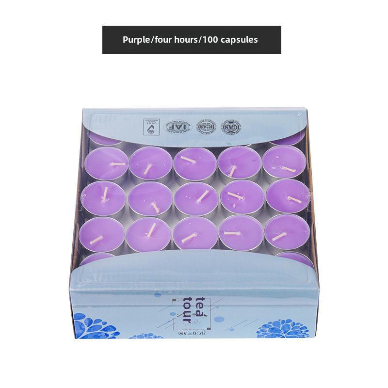 Набор ароматерапевтических свечей: Маленькая свеча на 4 часа, чайная свеча на 2 часа, плавающая свеча на день рождения, грелки для чая, бездымная восковая печать.