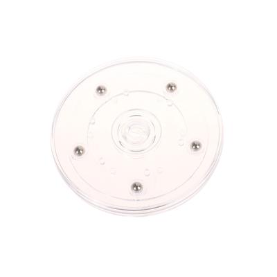 Поворотный стол Прозрачный акриловый вращающийся на 360 градусов стенд с круглым основанием Ленивые украшения Декор поворотные пластины мебельная фурнитура