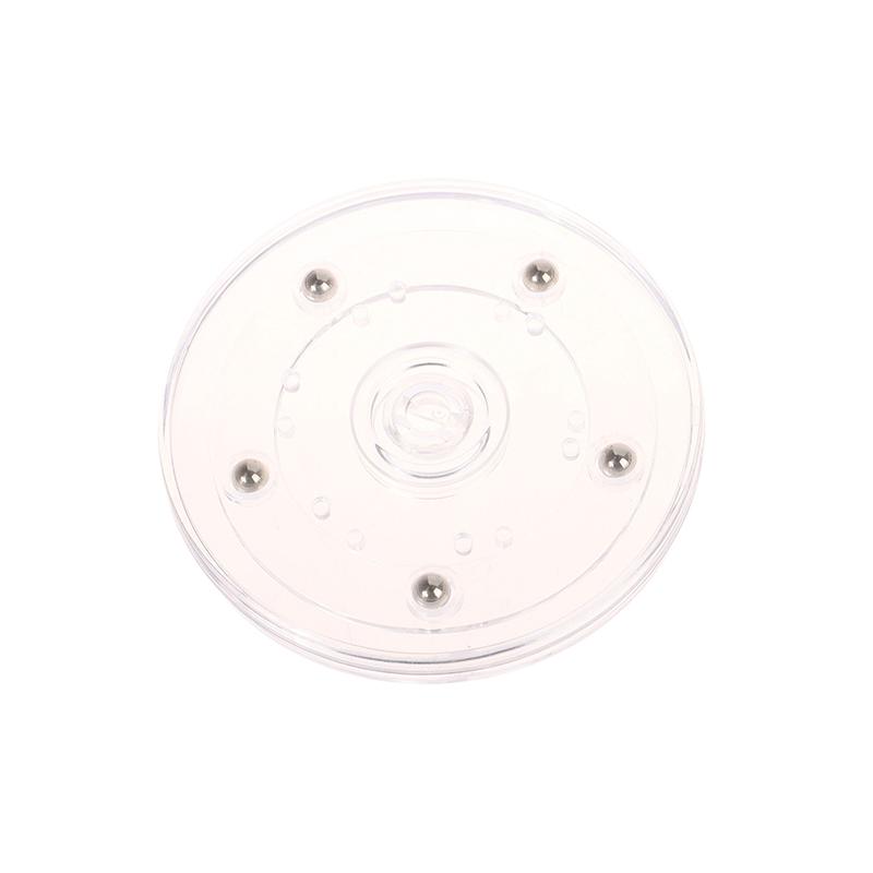 Поворотный стол Прозрачный акриловый вращающийся на 360 градусов стенд с круглым основанием Ленивые украшения Декор поворотные пластины мебельная фурнитура