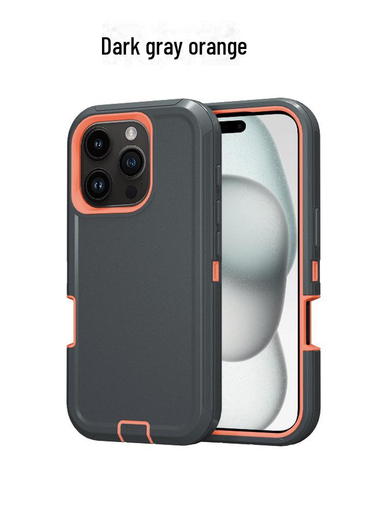 Чехол для телефона Apple 16 Pro Max Three-Proof Solid Color Anti Fall