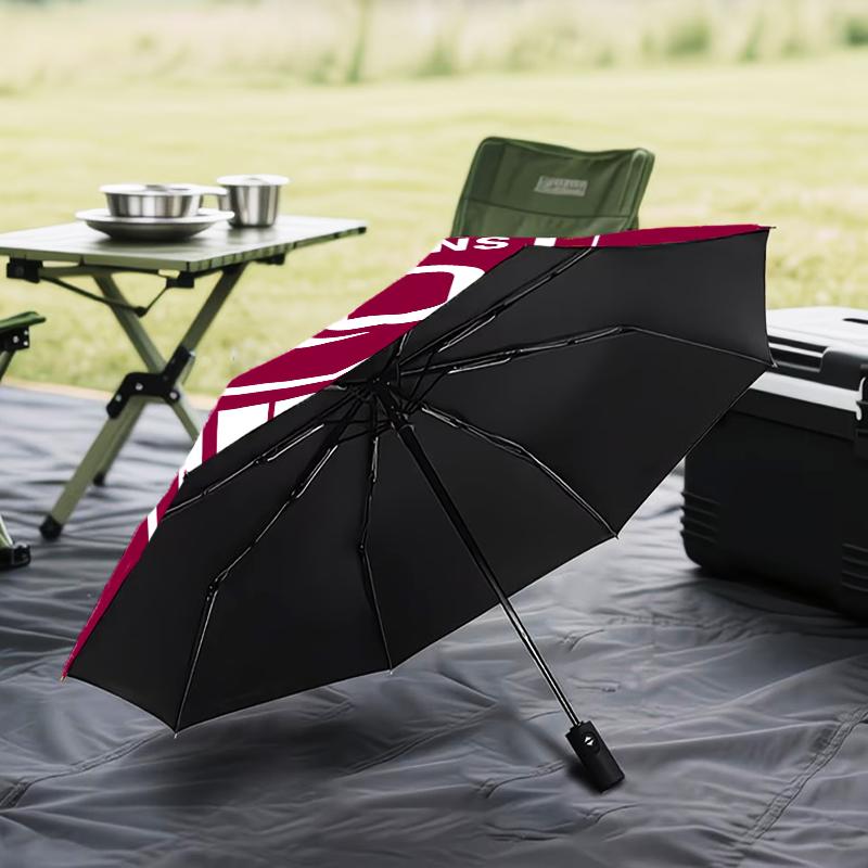 Australia Maroons Rugby Team Emblem Umbrella Folding umbrella, automatic umbrella 8-Frame for Travel, camping Use Gift for Halloween Christmas