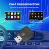 Беспроводной адаптер Carplay 2 в 1 Android Auto Smart AI Box для Apple IOS Android для Volkswagen Toyota Peugeot Volvo Kia