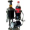 Metal Wine Bottle Holder Saucy Figure Drink Holder Bar Tabletop Wine Rack for Decorative Display Wine Enthusiasts Gift