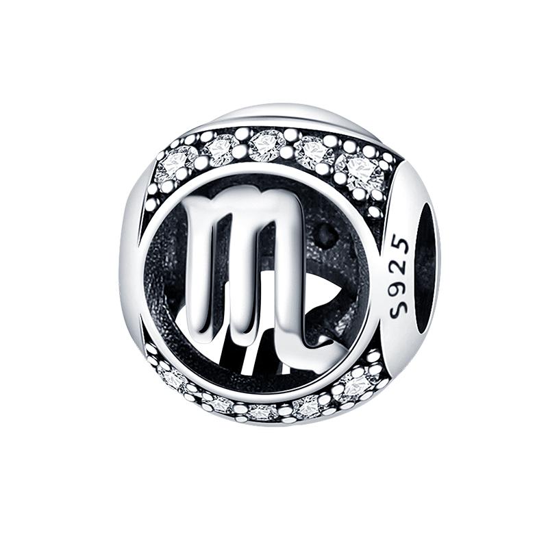 100% Медь 12 Знаков Зодиака Серия Абакус Шармы Бусины Подходят Пан Оригинальные Браслеты DIY Ювелирные Изделия Изысканное Изготовление Подарки