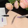 Purple Eyebrow Embroidery Needle - Handmade Beauty Tools, 14 & 18-Needle Blades