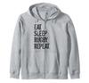 Eat Sleep Rugby Повтор Zip Parka