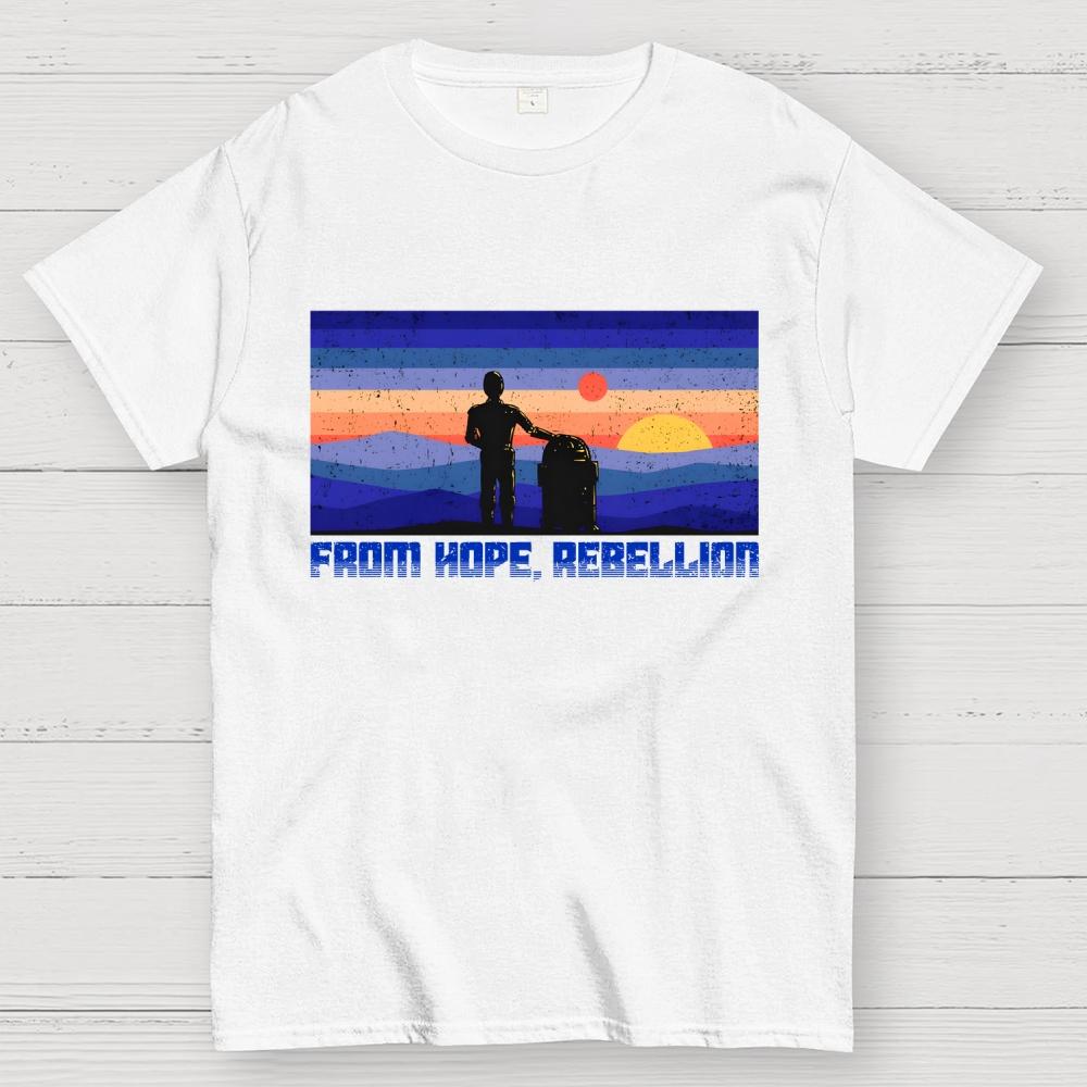 From Hope Rebellion Cotton Summer Casual Cool Loose T-Shirt