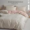 2025 All-Cotton Jacquard Bedding Set: Luxury Brushed Autumn/Winter Duvet, Sheet & Cover (4-Piece)