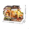 DIY Wooden Miniature Building Kits Mini House Making Collectibles Display Handmade Tiny