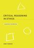 Книга Critical Reasoning In Ethics : A Practical Introduction