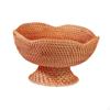 Rattan Basket Fruit Bowl Decoration Food Bread Storage Tray for Kitchen