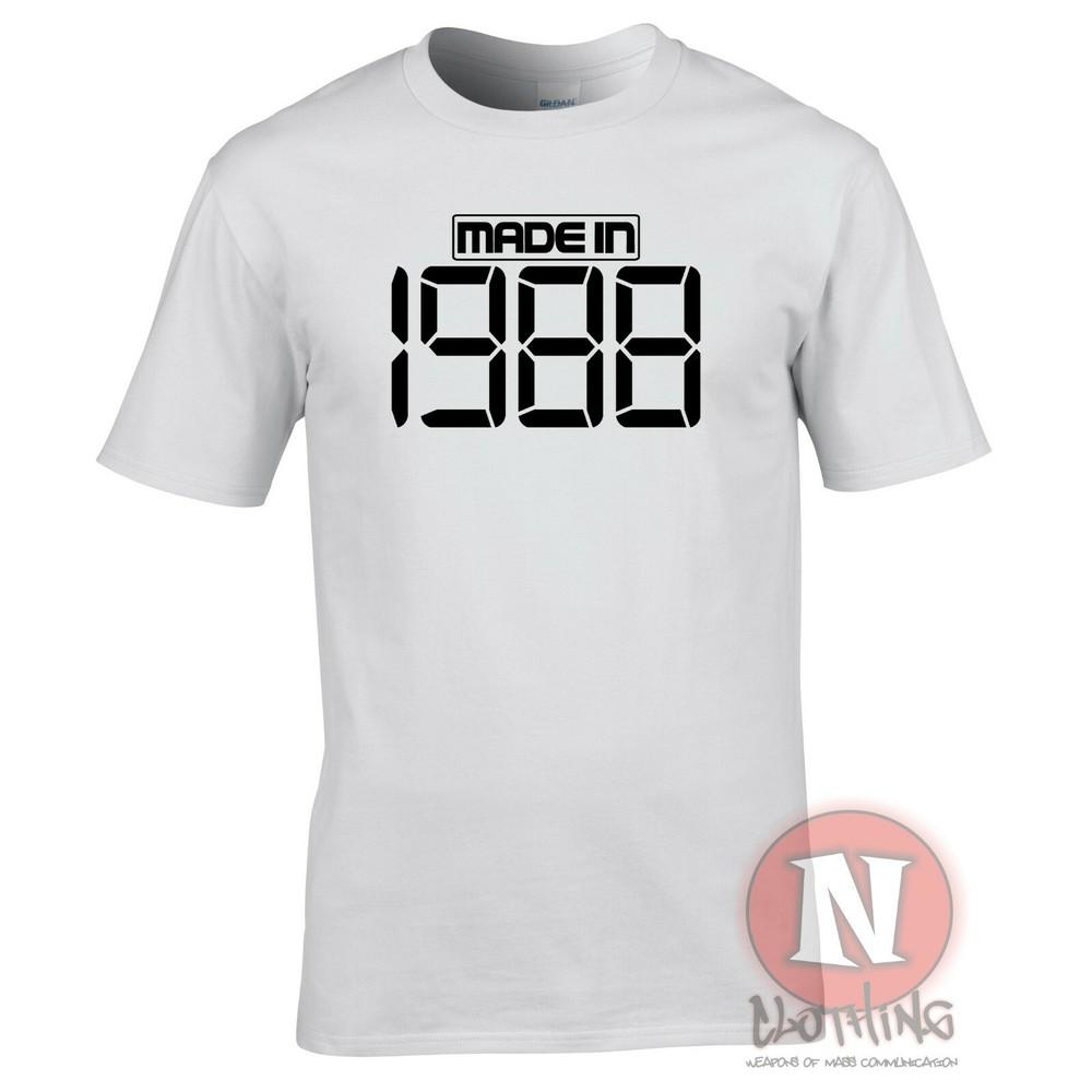 Made In 1988 TShirt Birthday Party Celebration Fancy Dress Teeshirt
