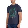 Godzillaed Rise From The Depths T-Shirt Men Round Neck Cotton T Shirts Short Sleeve Tops Printed Clothing