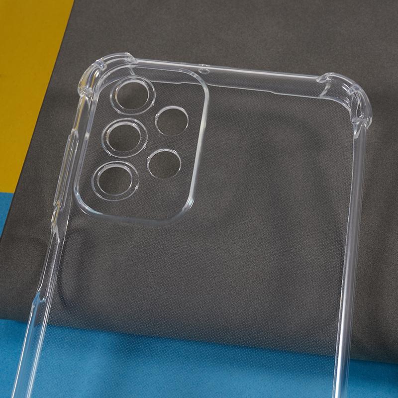 Чехол для телефона для Samsung Galaxy A23 4G/A23 5G (Глобальная версия) Усиленные углы Противоударный ТПУ Прозрачный чехол
