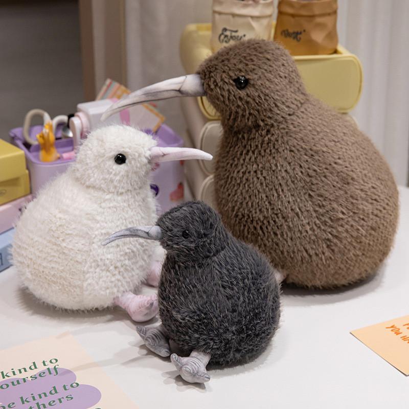 Креативная милая кукла-птица киви с длинным клювом, плюшевая игрушка для детей, украшение комнаты