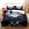 Genshin Impact Arlecchino Постельное белье Single Twin Full Queen King Size Bed Set Aldult Kid Bedroom Duvetcover Sets Game Anime
