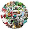 100pcs Game Minecraft Stickers Diy Waterproof Lapyop Bike Luggage Suitcase Decal