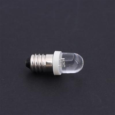 5 шт. Светодиодная лампа E10 DC 3V 5V 6V 12V 24V с цоколем E10, сигнальная лампа, лампа для приборной панели, индикатор, белый, для салона автомобиля